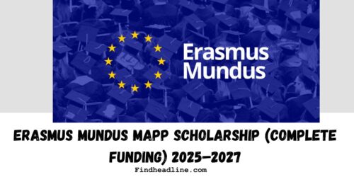 Erasmus Mundus MAPP Scholarship (Complete Funding) 2025–2027